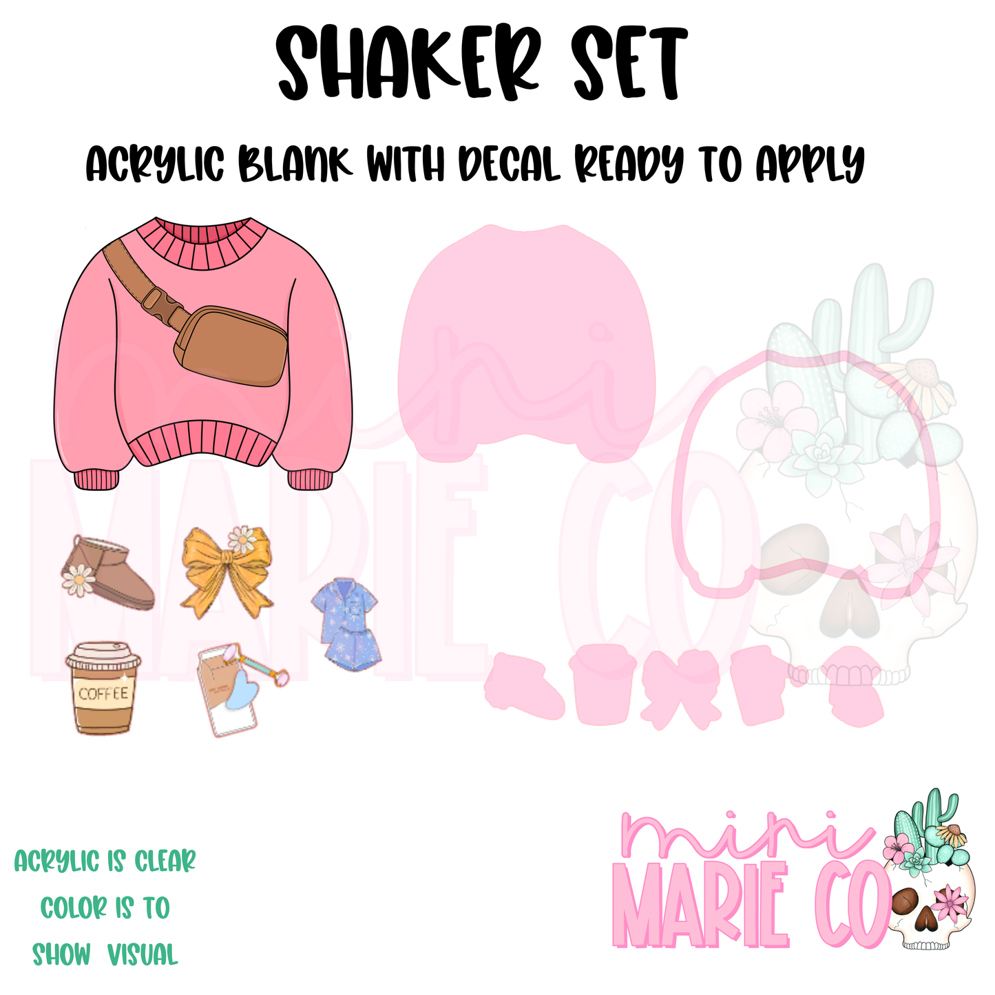 Cozy Girlie Shaker Set