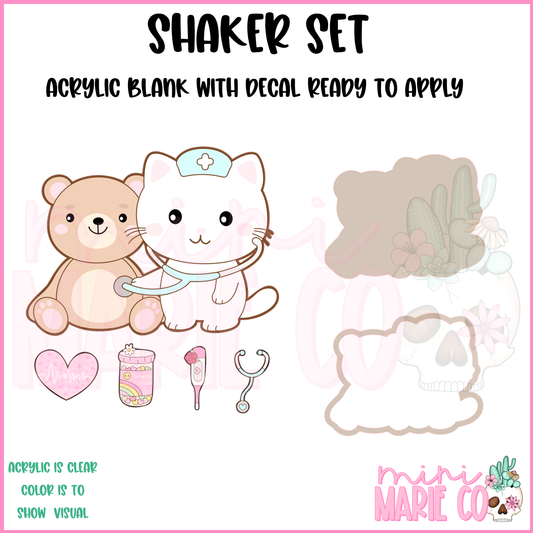 Bear and Kitty Shaker Set