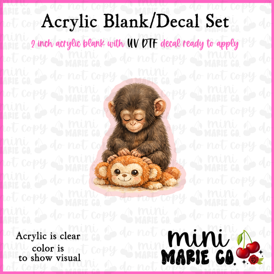 Sweet Punch Acrylic Blank/ UV DTF Decal Set