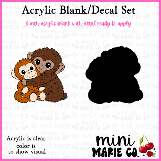 Punch With Stuffed Animal Blank/Decal Set