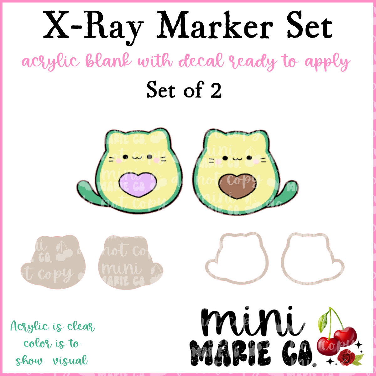 Avo-Kitty X-Ray Marker