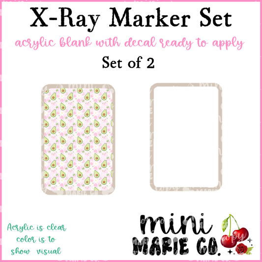 Avocado Daisy X-Ray Marker