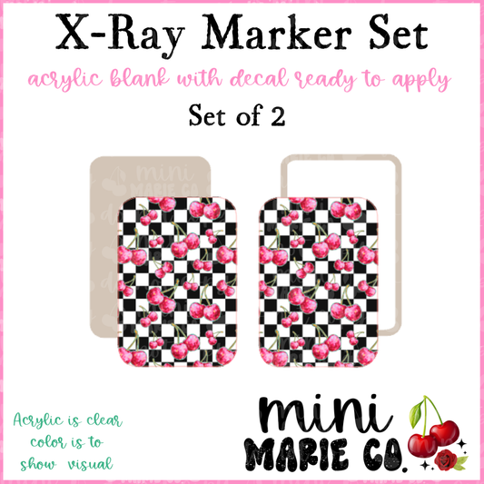 Checkered Cherry X-Ray Marker