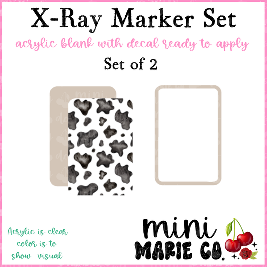 Cow Print X-Ray Marker