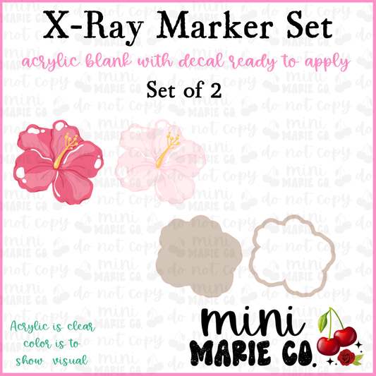 Hibiscus  X-Ray Marker