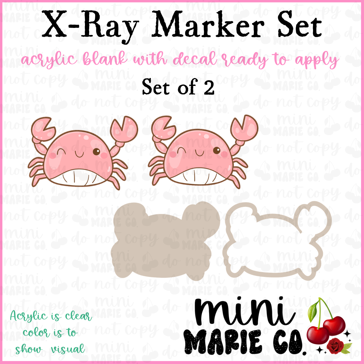 Crab X-Ray Marker