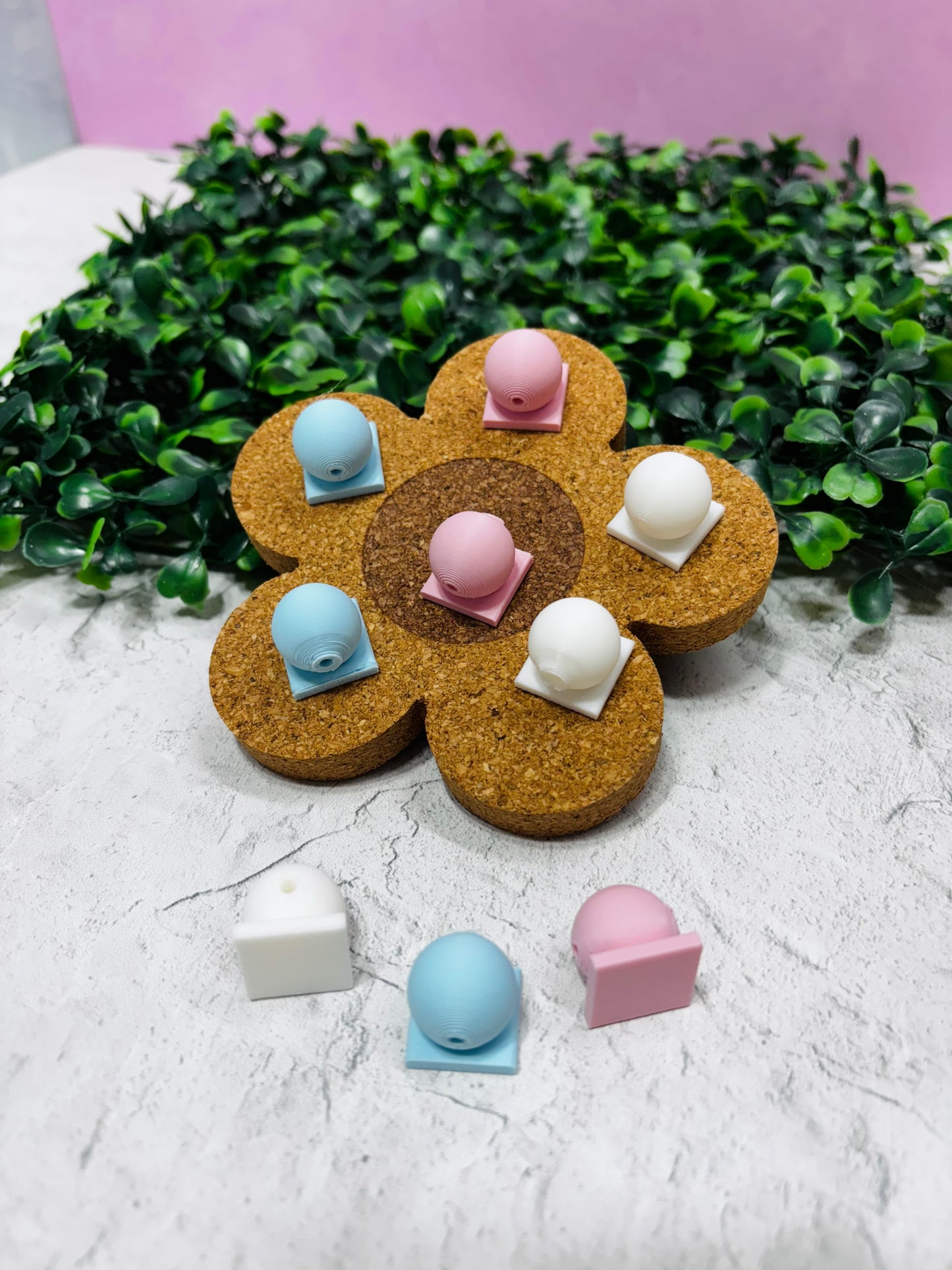 3D Printed Beads for Acrylic Flatbacks / Beadable Pen accessories