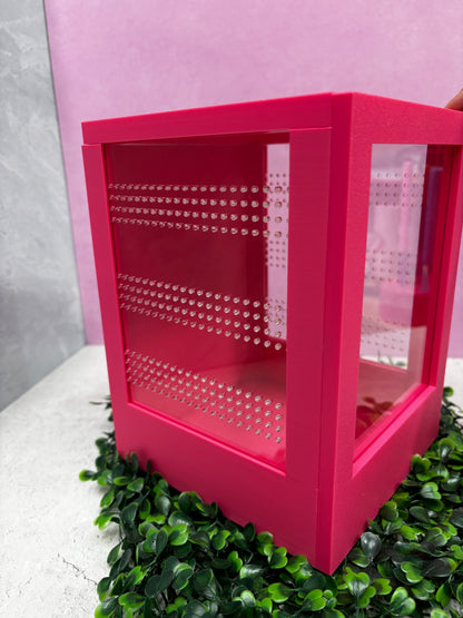 Large Jumping Spider Enclosure- Front-Open Ventilated Spider House Terrarium