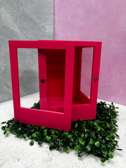 Large Jumping Spider Enclosure- Front-Open Ventilated Spider House Terrarium