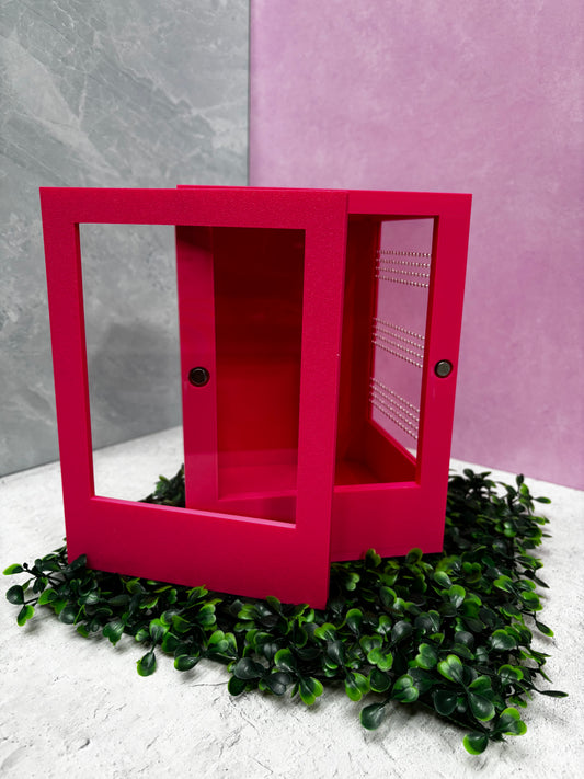 Large Jumping Spider Enclosure- Front-Open Ventilated Spider House Terrarium