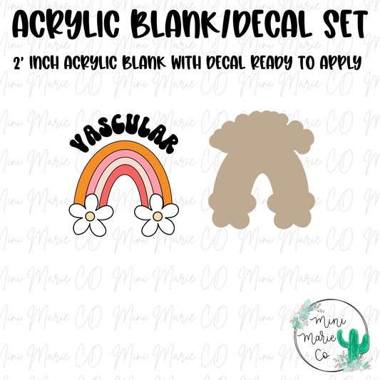 Vascular Acrylic Blank/Decal Set