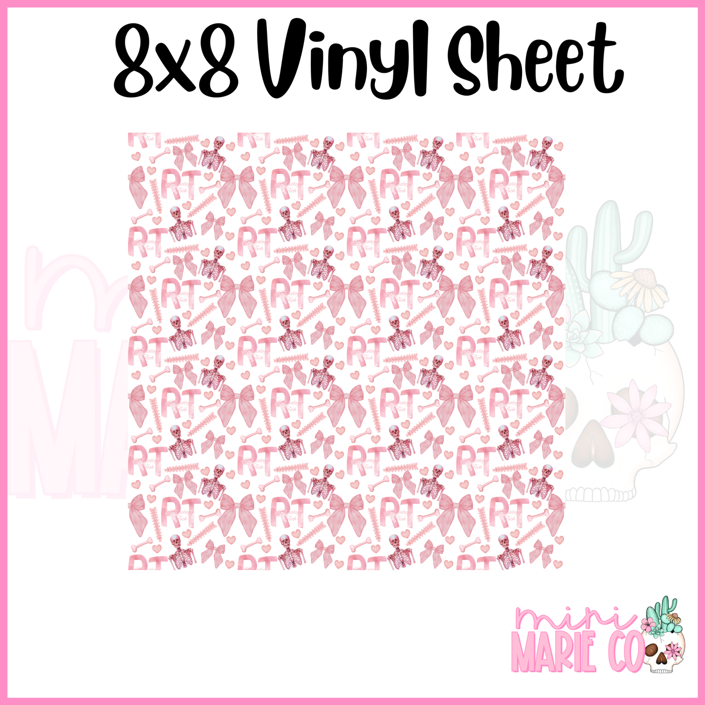 RT Skellie Vinyl Sheet 8x8