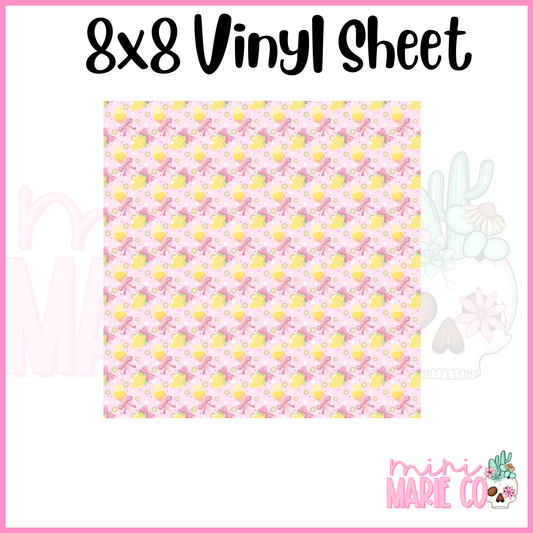 Lemon Ice Cream Vinyl Sheet 8x8