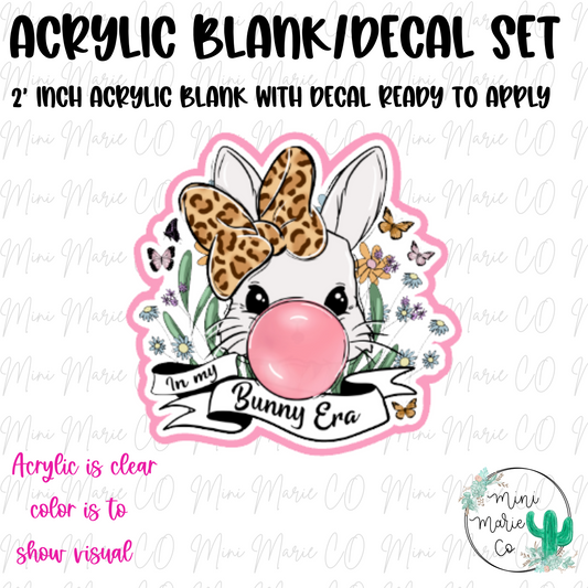 Bunny Era Acrylic Blank/Decal Set