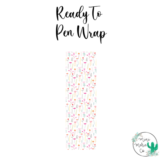 Floral Pen Wrap