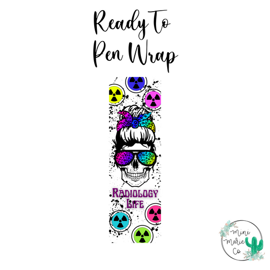Skull Radiology Life Pen Wrap