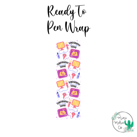 Sonographer Squad Pen Wrap