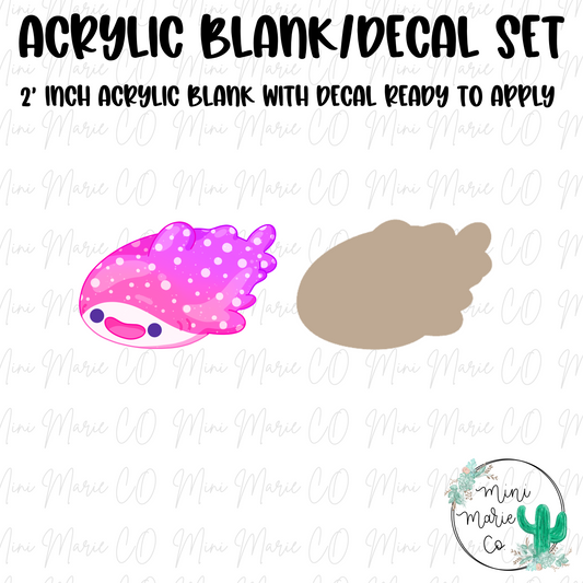 Galaxy Whale Shark Acrylic Blank/Decal Set