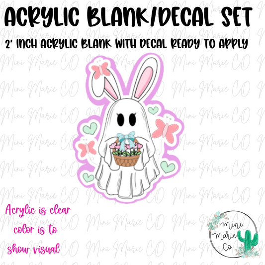 Butterfly Ghost Acrylic Blank/Decal Set