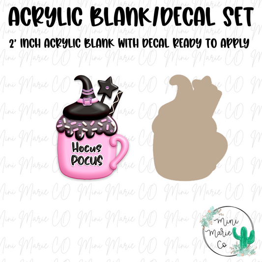 Hocus Pocus Mug Acrylic Blank/Decal Set