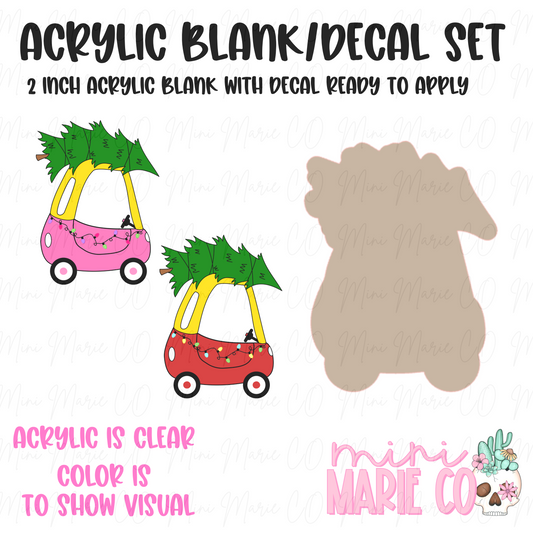 Cozy Coupe Tree Blank/Decal Set