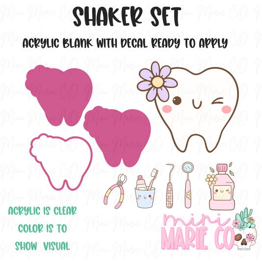 Tooth Dentist Shaker Set