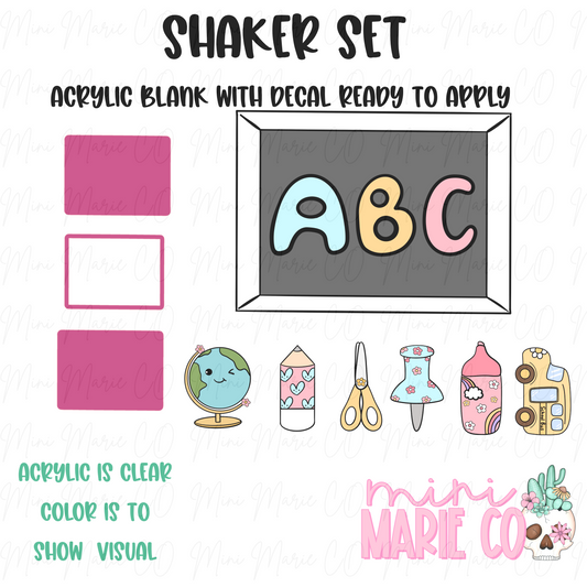 ABC School Shaker Set