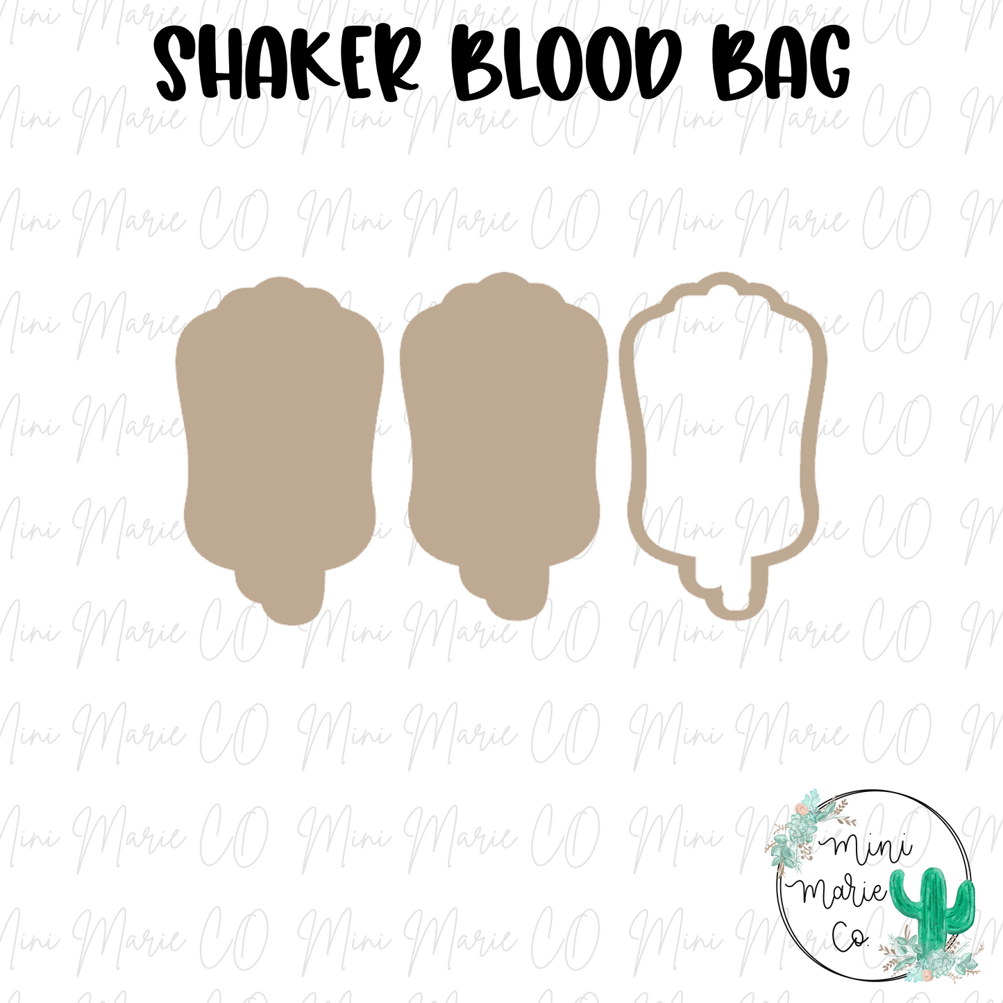 IV Bag / Blood Bag Shaker Acrylic Blank