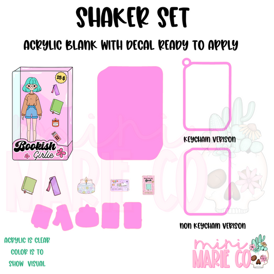 Bookish Girlie Shaker Set