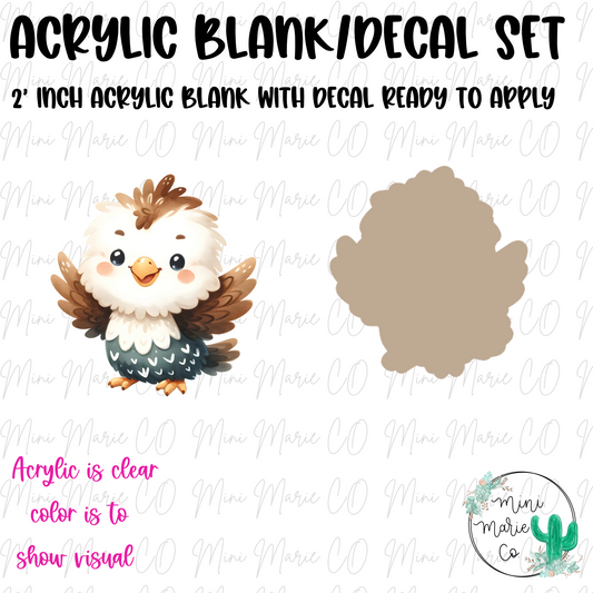 Eagle Acrylic Blank/Decal Set