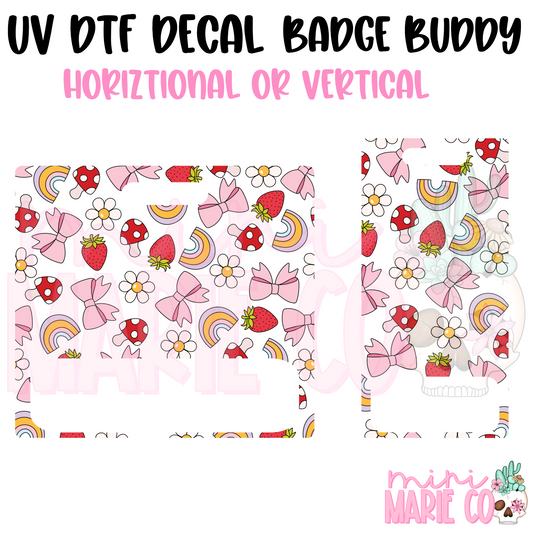 Summer Collage UV DTF Ready to Apply Decal (Horizontal or Vertical)