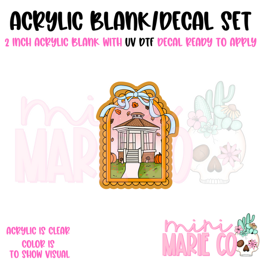 Sleepy Hollow Acrylic Blank/Decal Set
