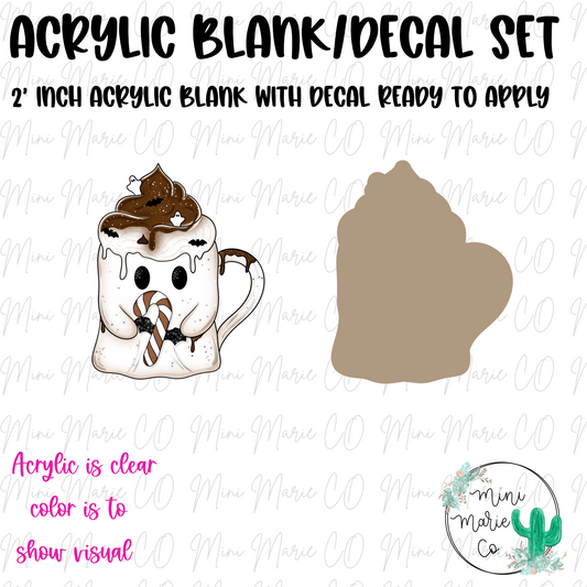 Haunt Cocoa Acrylic Blank/Decal Set