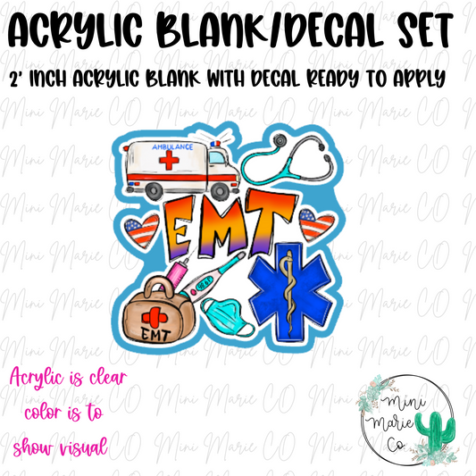 EMT Acrylic Blank/Decal Set