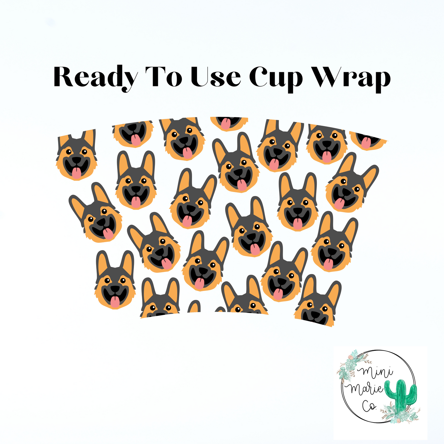 German 24oz NO Hole Cold Cup Wrap