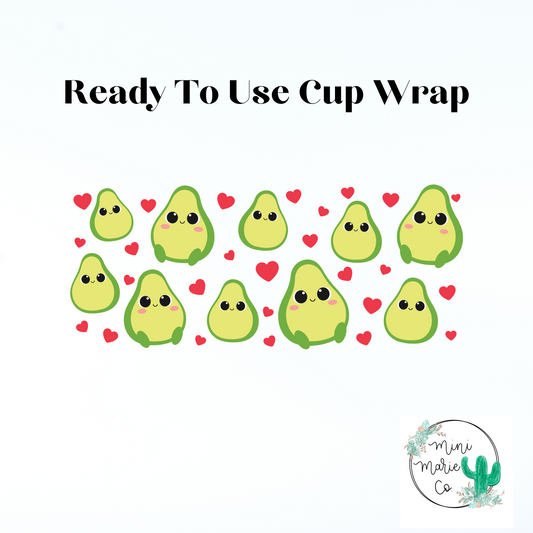Avocado 16oz Libbey Glass Wrap