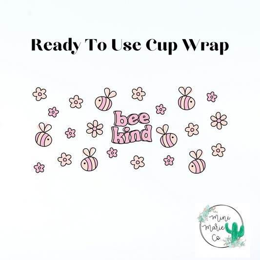 Bee Kind 16oz Libbey Glass Wrap