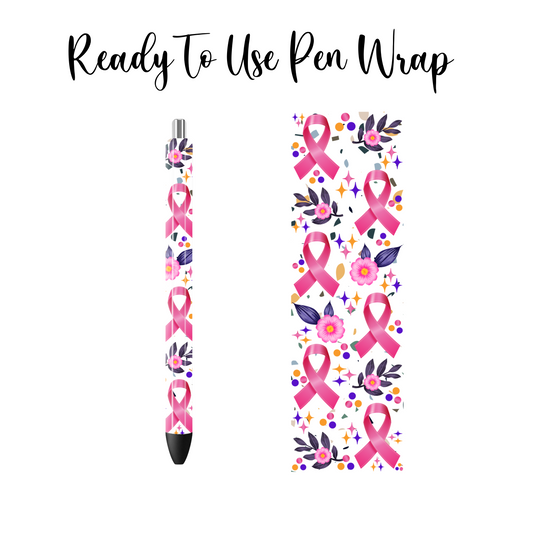 Breast Cancer Awareness Pen Wrap