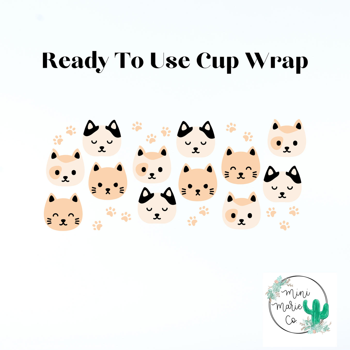 Cute Cats 16oz Libbey Glass Wrap