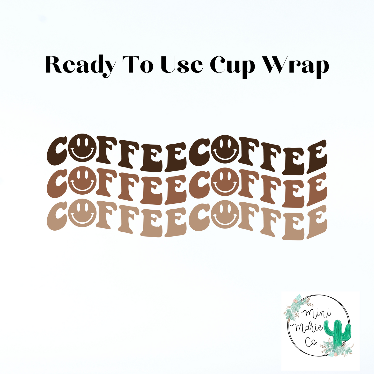Coffee Coffee 16oz Libbey Glass Wrap