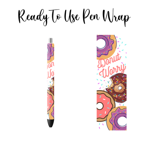 Donut Worry Pen Wrap