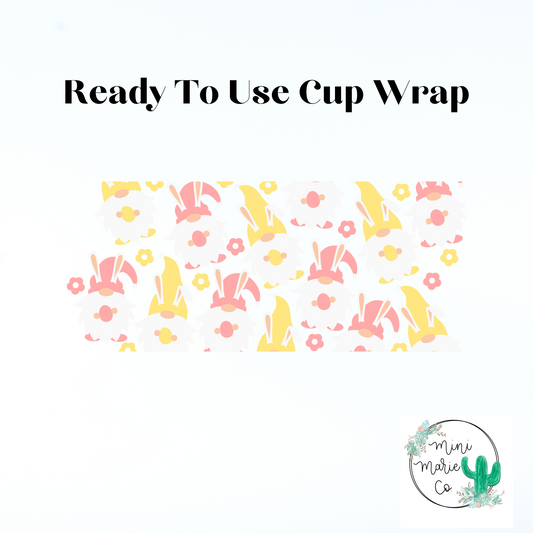 Easter Gnomes 16oz Libbey Glass Wrap