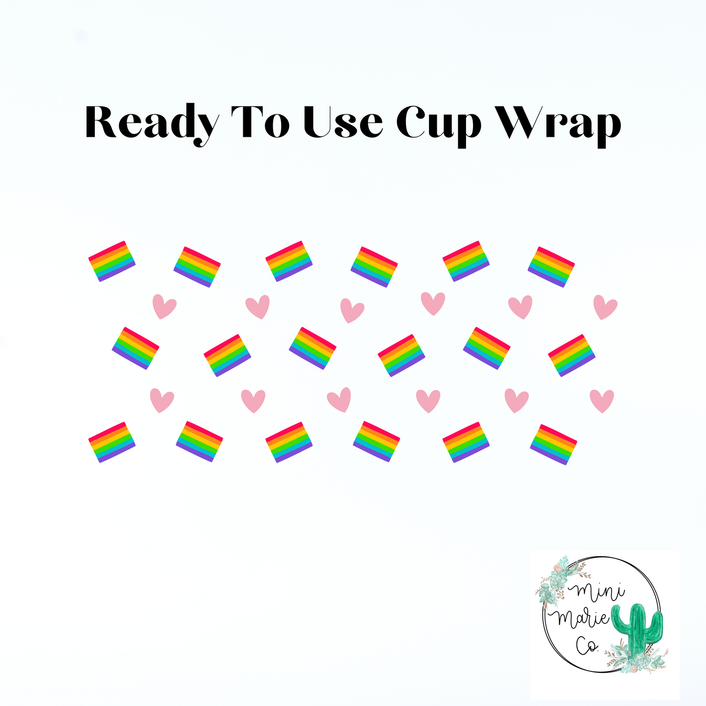 Pride Flags 16oz Libbey Glass Wrap