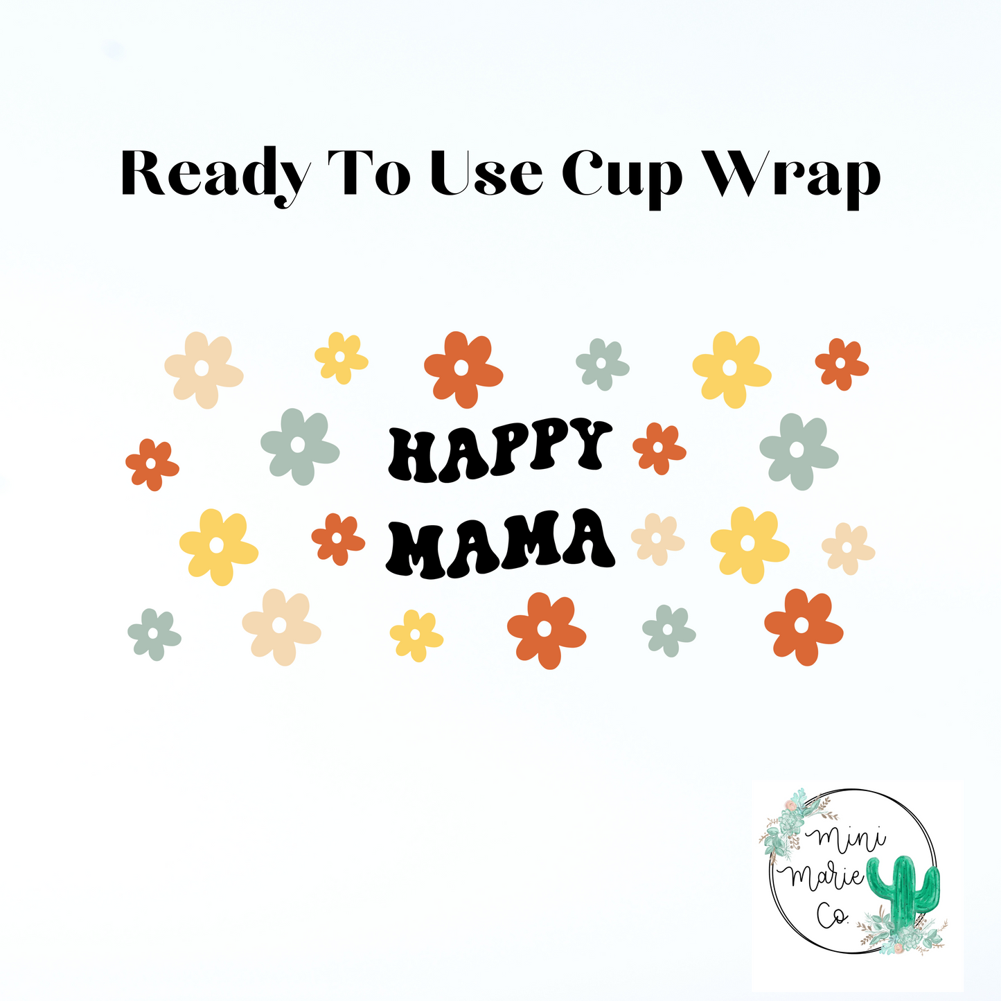 Happy Mama 16oz Libbey Glass Wrap