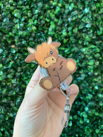 Highland Cow Badge Reel