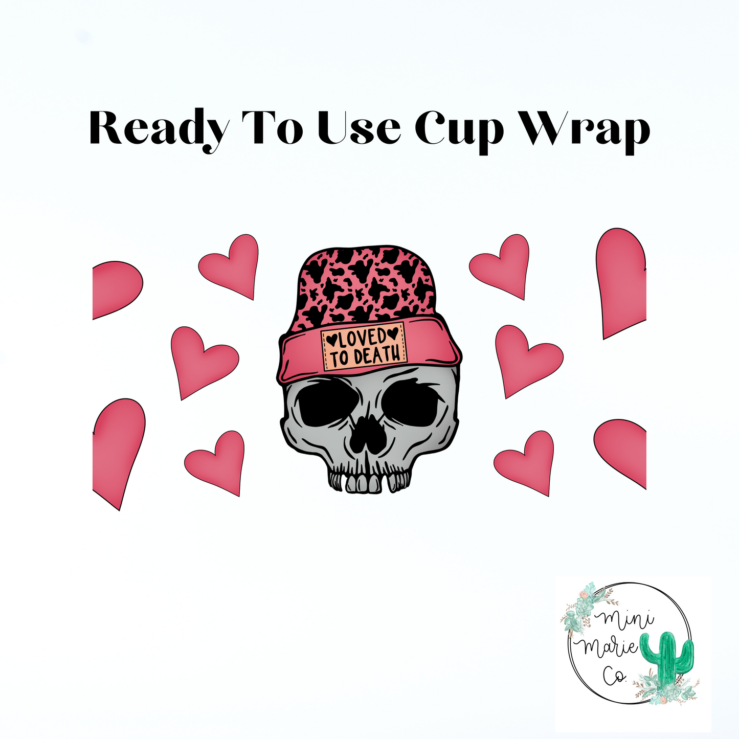 Loved To Death 16oz Libbey Glass Wrap