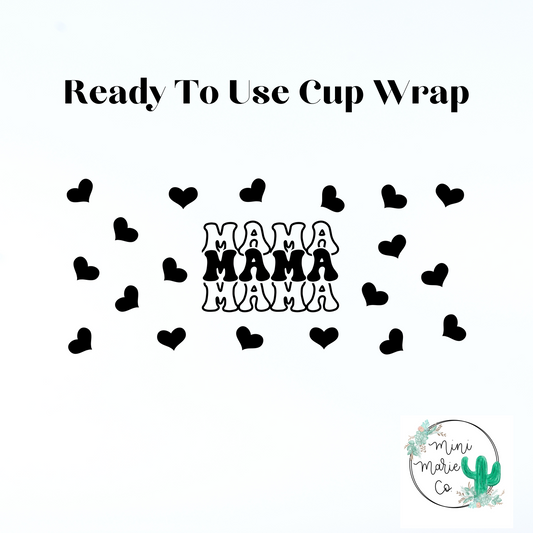 Mama 16oz Libbey Glass Wrap