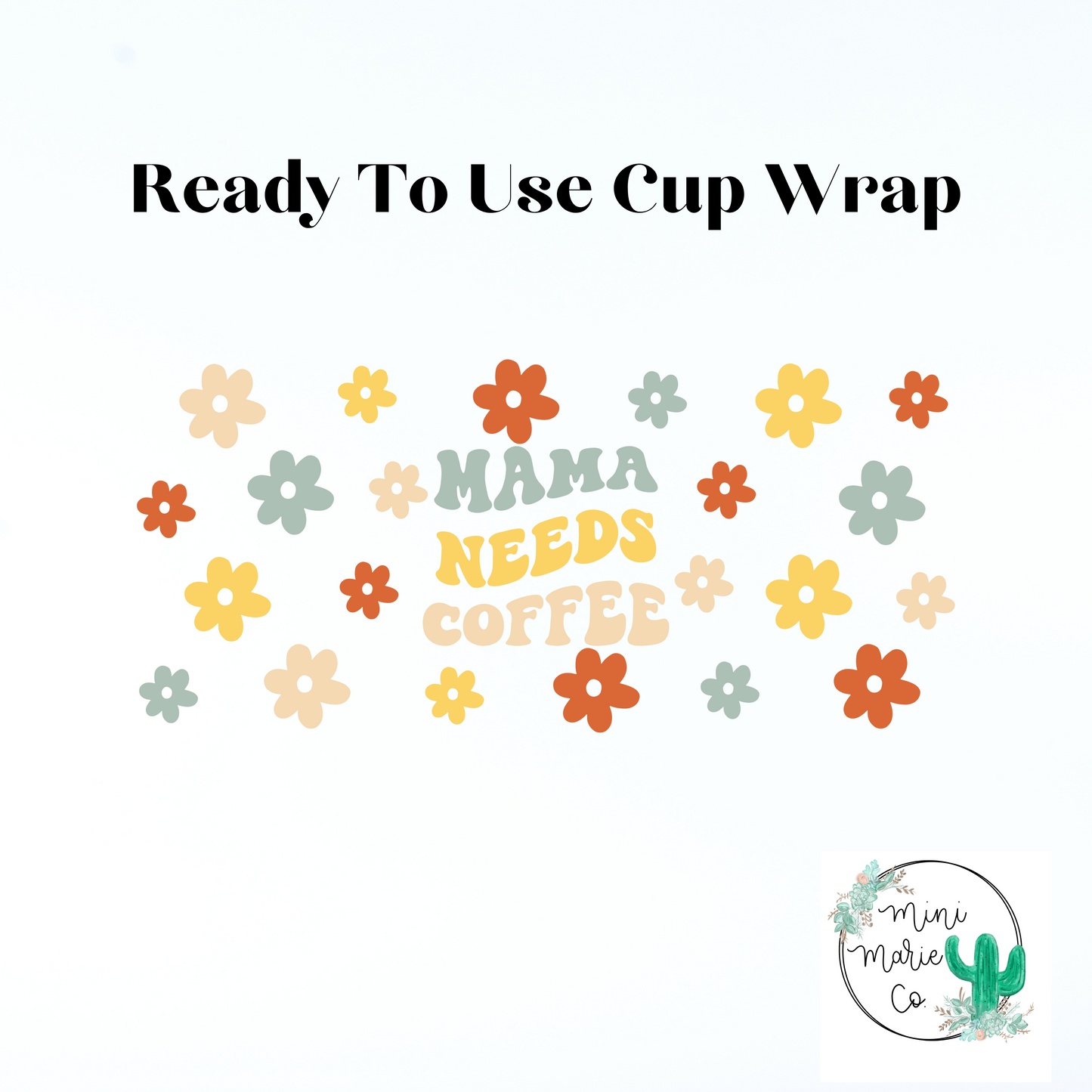Mama Needs Coffee 16oz Libbey Glass Wrap