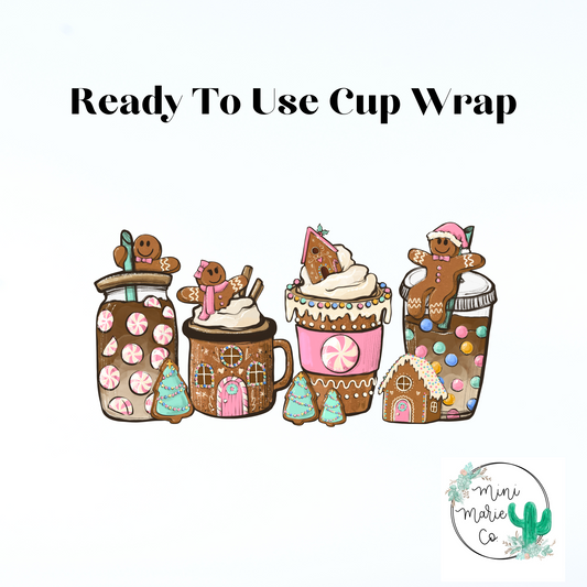 Pink Gingerbread Libbey Glass Wrap