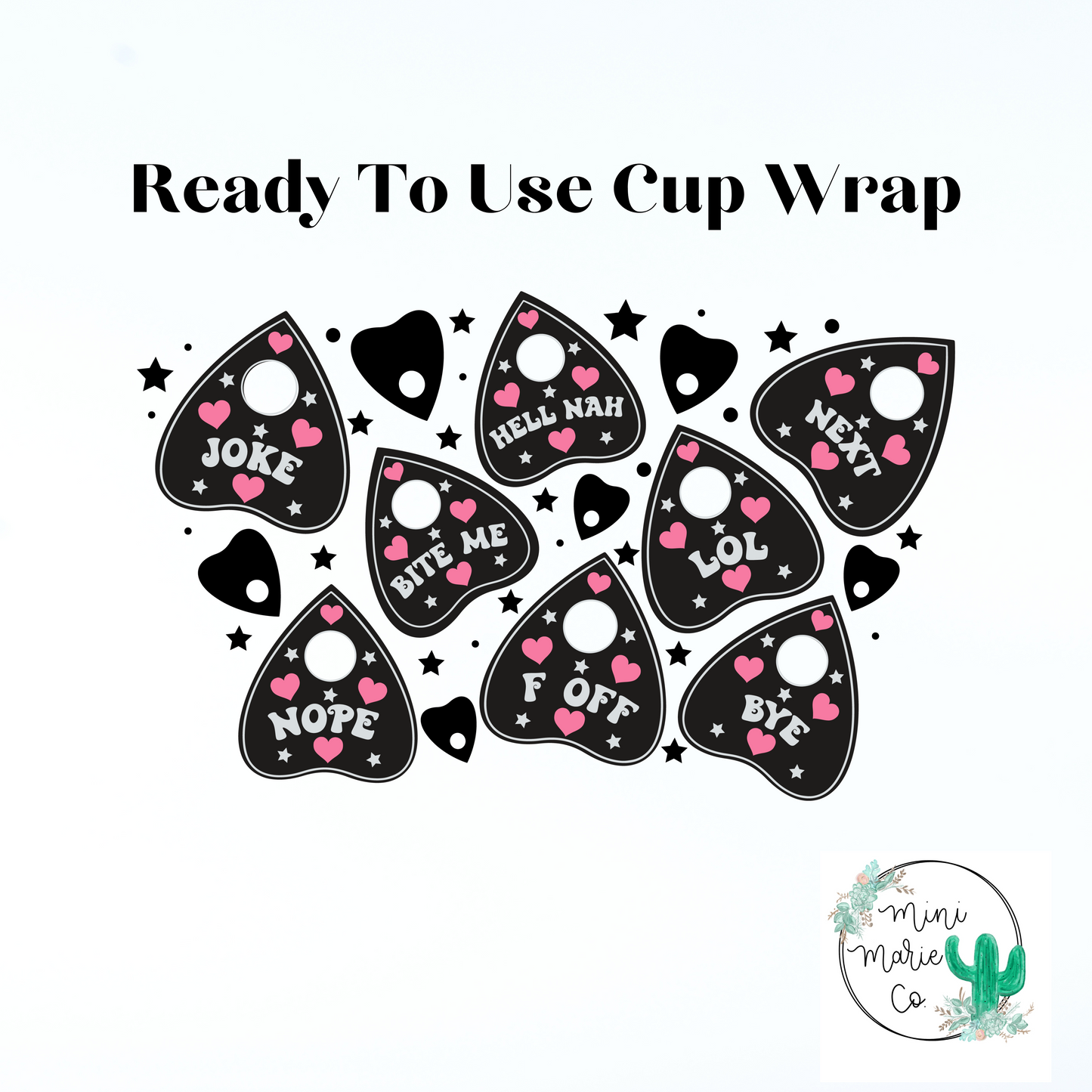 Planchette 24oz Cold Cup Wrap